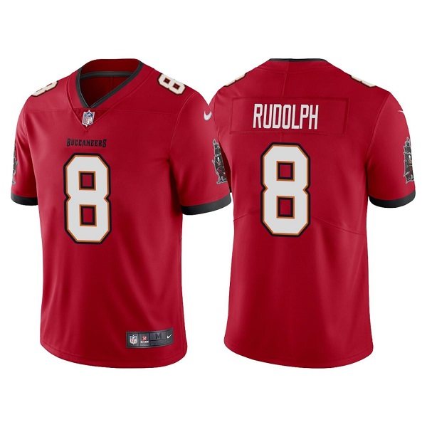 Men's Tampa Bay Buccaneers #8 Kyle Rudolph Red Vapor Untouchable Limited Stitched Jersey Men's Tampa Bay Buccaneers #8 Kyle Rudolph Red Vapor Untouchable Limited Stitched Jersey